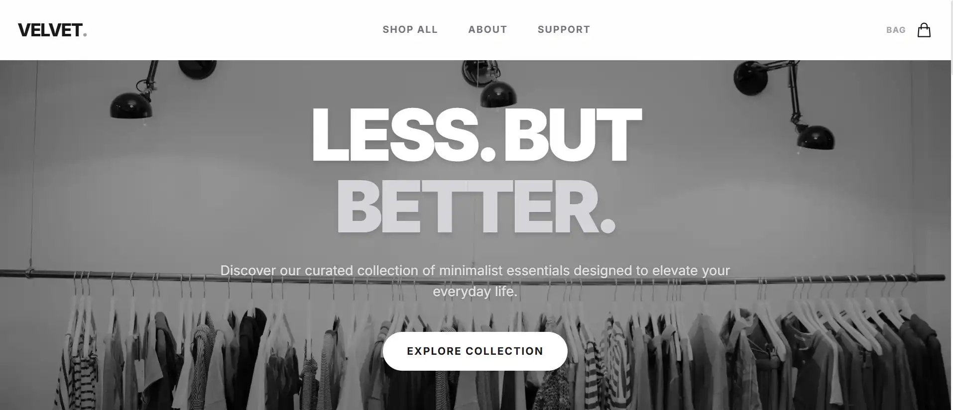 Velvet Clothing Store